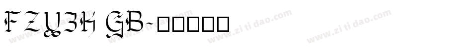 FZY3K GB字体转换